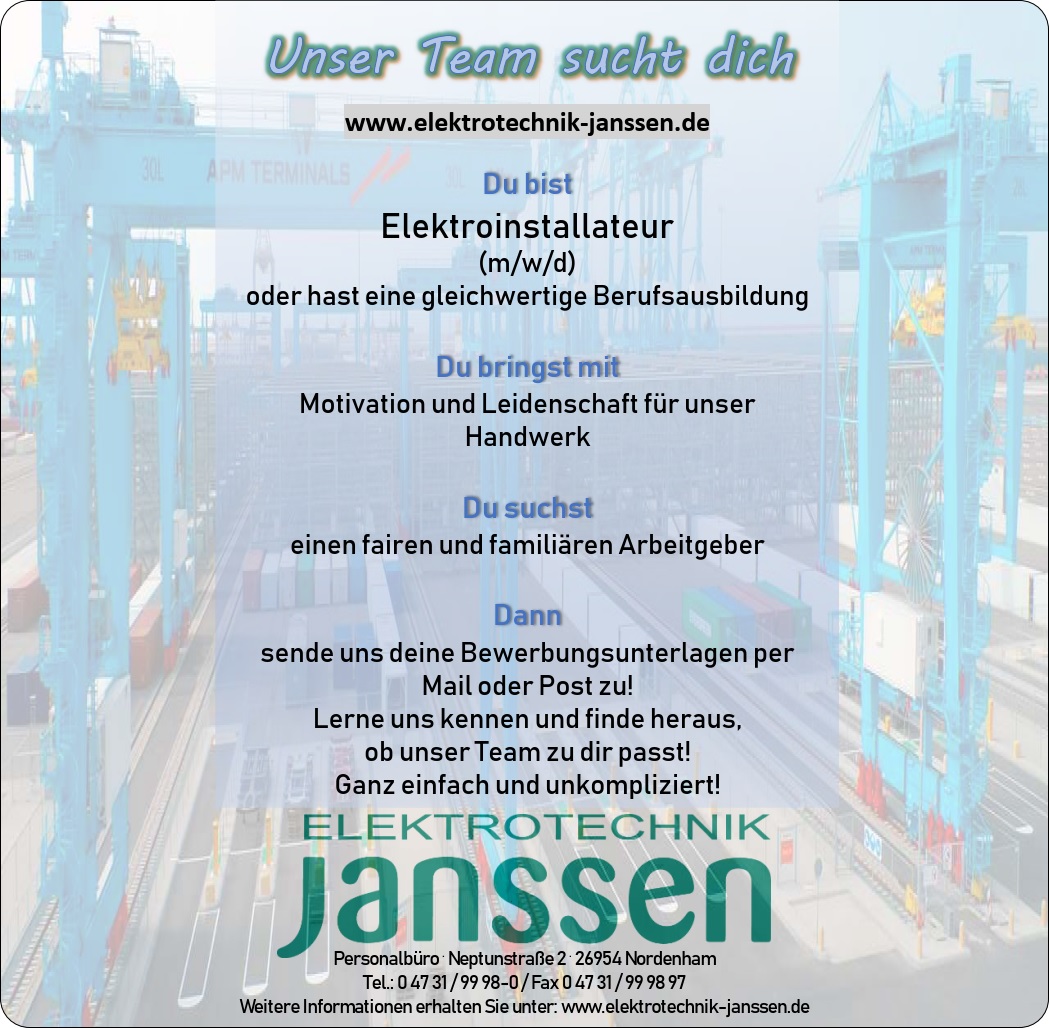 Stellenanzeige